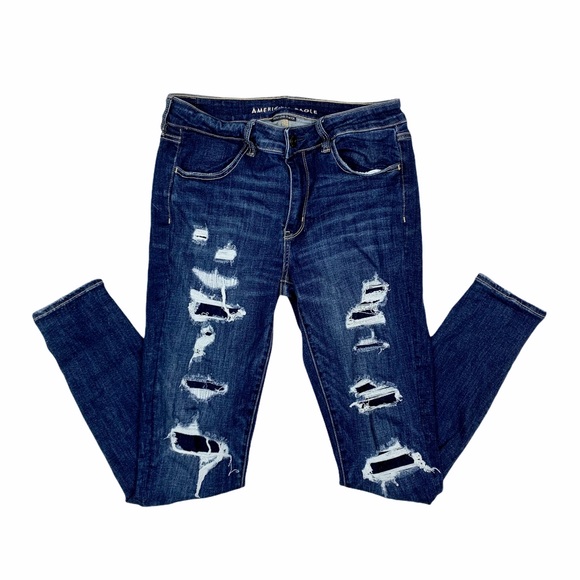 AMERICAN EAGLE Distressed Jeggings